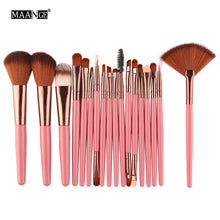 Load image into Gallery viewer, MAANGE 15/18/20Pcs Powder Foundation Blush Eye Shadow Make Up Brush Tools