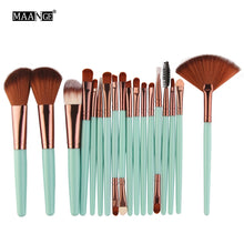 Load image into Gallery viewer, MAANGE 15/18/20Pcs Powder Foundation Blush Eye Shadow Make Up Brush Tools