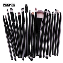 Load image into Gallery viewer, MAANGE 15/18/20Pcs Powder Foundation Blush Eye Shadow Make Up Brush Tools