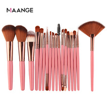 Load image into Gallery viewer, MAANGE 15/18/20Pcs Powder Foundation Blush Eye Shadow Make Up Brush Tools