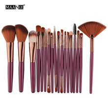 Load image into Gallery viewer, MAANGE 15/18/20Pcs Powder Foundation Blush Eye Shadow Make Up Brush Tools