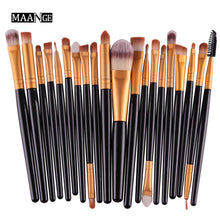 Load image into Gallery viewer, MAANGE 15/18/20Pcs Powder Foundation Blush Eye Shadow Make Up Brush Tools