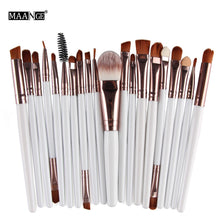 Load image into Gallery viewer, MAANGE 15/18/20Pcs Powder Foundation Blush Eye Shadow Make Up Brush Tools