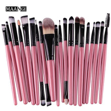 Load image into Gallery viewer, MAANGE 15/18/20Pcs Powder Foundation Blush Eye Shadow Make Up Brush Tools
