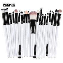 Load image into Gallery viewer, MAANGE 15/18/20Pcs Powder Foundation Blush Eye Shadow Make Up Brush Tools