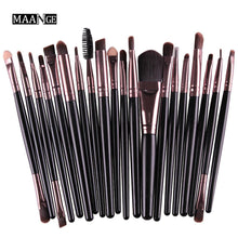 Load image into Gallery viewer, MAANGE 15/18/20Pcs Powder Foundation Blush Eye Shadow Make Up Brush Tools