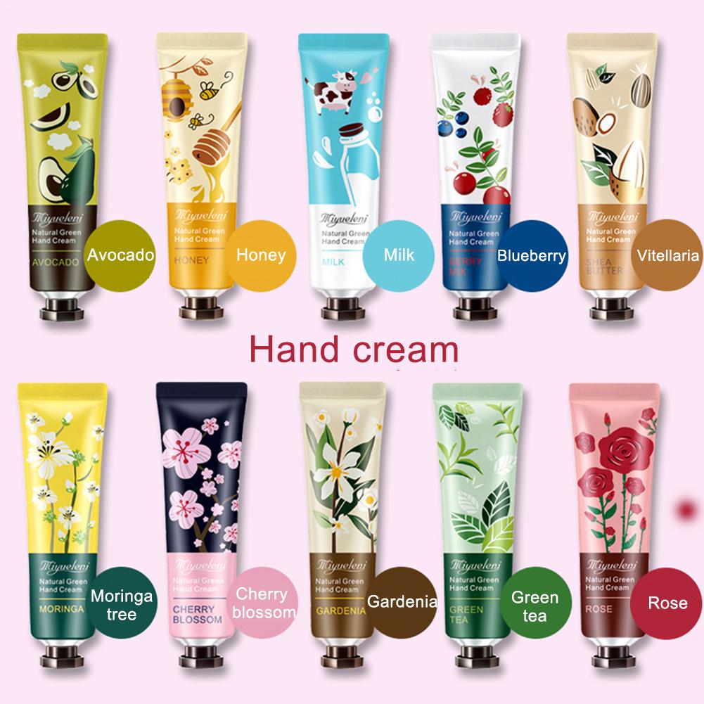 MIYUELENI 10 Pack Plant Hand Moisturizing Cream One Trends