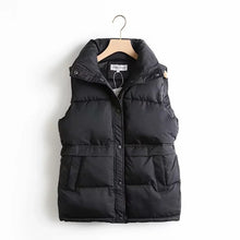 Load image into Gallery viewer, HWLZLTZHT Women Cotton Padded Sleeveless Coat