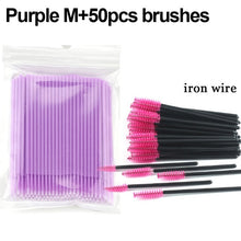 Load image into Gallery viewer, HMQ BEAUTY Disposable Silicone Gel Eyelash Brush Comb Mascara Wands