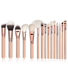 Load image into Gallery viewer, RANCAI 10/15pcs Complete Kit Powder Eyebrows Eyeshadow Brushes
