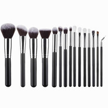Load image into Gallery viewer, RANCAI 10/15pcs Complete Kit Powder Eyebrows Eyeshadow Brushes
