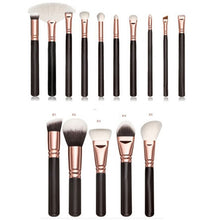 Load image into Gallery viewer, RANCAI 10/15pcs Complete Kit Powder Eyebrows Eyeshadow Brushes
