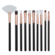 Load image into Gallery viewer, RANCAI 10/15pcs Complete Kit Powder Eyebrows Eyeshadow Brushes