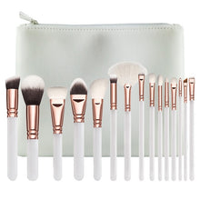 Load image into Gallery viewer, RANCAI 10/15pcs Complete Kit Powder Eyebrows Eyeshadow Brushes
