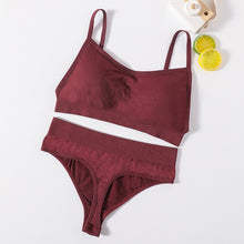 Load image into Gallery viewer, OLLYMURS Women 2 Piece Push Up Bra And Underwear Set