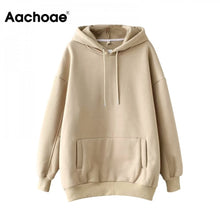 Load image into Gallery viewer, AACHOAE Women Casual Hooded Hoodie