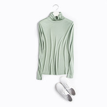 Load image into Gallery viewer, SUYADREAM Turtleneck Long Sleeve Bottoming-Shirt