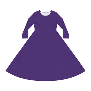 ONE-TREND Women Long Sleeve Dance Dress