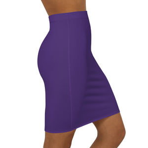ONE-TREND Women Mid-Waist Pencil Skirt