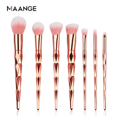 MAANGE 4/7/10Pcs Diamond Makeup Brushes