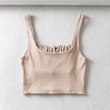 Load image into Gallery viewer, AACHOAE Women Sleeveless Backless Crop Top