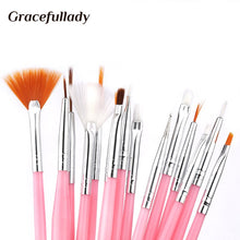 Load image into Gallery viewer, NIBIRU DU 7/15Pcs Plastic Handle Nail Brush Set