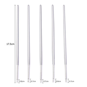 NIBIRU DU 5 Pcs Soft Silicone Nail Brush