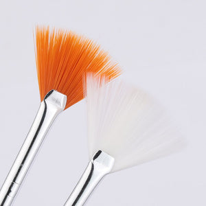 NIBIRU DU 7/15Pcs Plastic Handle Nail Brush Set