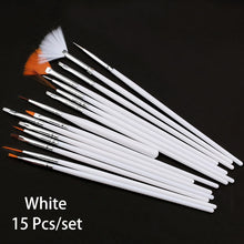 Load image into Gallery viewer, NIBIRU DU 7/15Pcs Plastic Handle Nail Brush Set