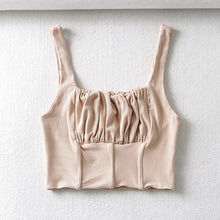 Load image into Gallery viewer, AACHOAE Women Sleeveless Backless Crop Top