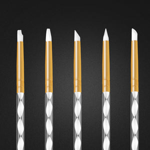 NIBIRU DU 5 Pcs Soft Silicone Nail Brush