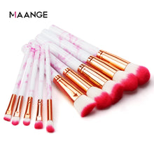 Load image into Gallery viewer, MAANGE 7/10Pcs Concealer Eyeshadow Foundation Makeup Brush Set Tool