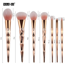 Load image into Gallery viewer, MAANGE 4/7/10Pcs Diamond Makeup Brushes