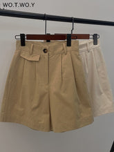 Load image into Gallery viewer, WOTWOY Women Casual High Waisted Shorts