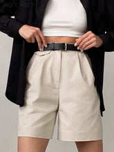 Load image into Gallery viewer, WOTWOY Women Casual High Waisted Shorts