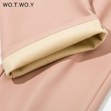 Load image into Gallery viewer, WOTWOY High Waist Loose Leather Pants