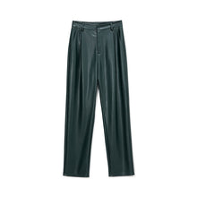 Load image into Gallery viewer, WOTWOY High Waist Loose Leather Pants