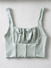 Load image into Gallery viewer, AACHOAE Women Sleeveless Backless Crop Top