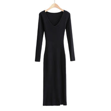 Load image into Gallery viewer, TANGADA Women V-Neck Midi Dress