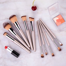 Load image into Gallery viewer, RANCAI 1pcs Luxury Champagne Makeup Brushes