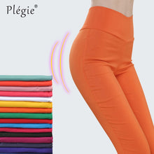 Load image into Gallery viewer, PLEGIE Women High Waist Stretch Pants