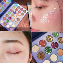 Load image into Gallery viewer, SEYTU COSMETICA 28 Color Metallic Makeup Eyeshadow Pallete