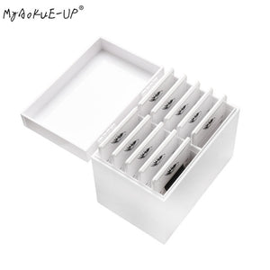 MYAOKUE-UP 10 Layer Clear Eyelash Storage Organizer