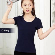 Load image into Gallery viewer, MRMT Brand New Women Pure Color Short Sleeve Top