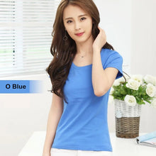 Load image into Gallery viewer, MRMT Brand New Women Pure Color Short Sleeve Top