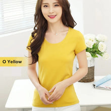 Load image into Gallery viewer, MRMT Brand New Women Pure Color Short Sleeve Top