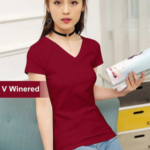 MRMT Brand New Women Pure Color Short Sleeve Top