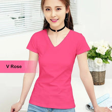 Load image into Gallery viewer, MRMT Brand New Women Pure Color Short Sleeve Top