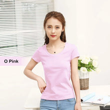 Load image into Gallery viewer, MRMT Brand New Women Pure Color Short Sleeve Top
