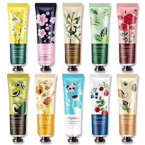 MIYUELENI 10 Pack Plant Hand Moisturizing Cream